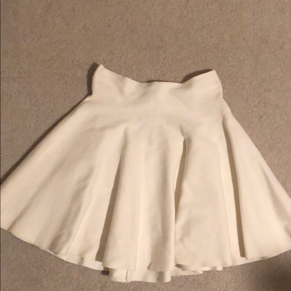 White skirt